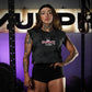 Crop Top Oversize Sleeveless KuroFit - Black Storm