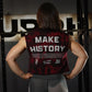 Crop Top Oversize Sleeveless Make History - Red Storm