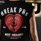 Crop Top Oversize Sleeveless BREAK PRs - Negro