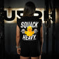 Crop Top Oversize Sleeveless SQUACK HEAVY - Negro