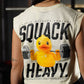 Crop Top Oversize Sleeveless SQUACK HEAVY - Sweet cream