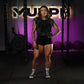 Crop Top Oversize Sleeveless Skull logo - Black Storm