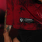 Crop Top Oversize Sleeveless Skull logo - Red Storm
