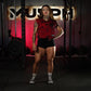 Crop Top Oversize Sleeveless Skull logo - Red Storm