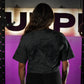 Crop Top Oversize Skull logo - Black Storm