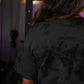 Crop Top Oversize Skull logo - Black Storm