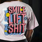 Crop Top Oversize Smile - Pink