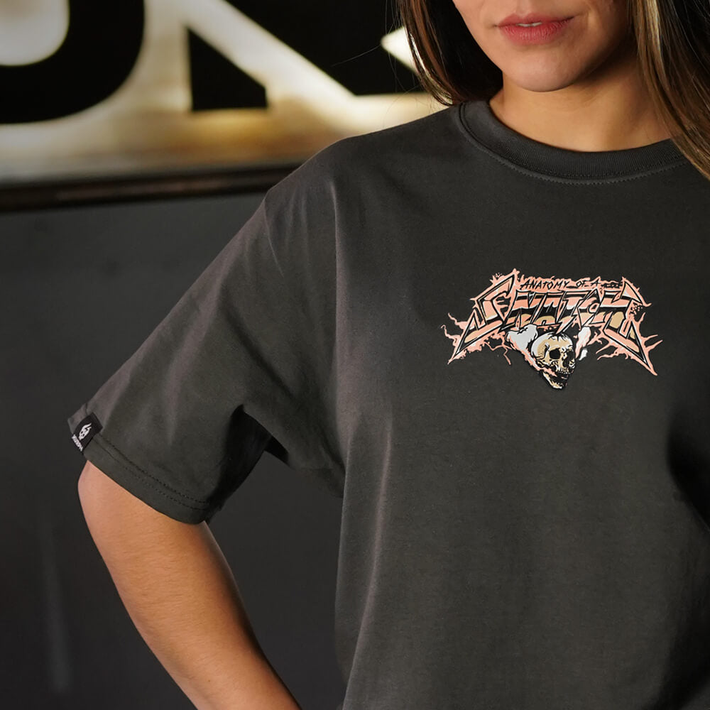 Crop Oversize Anatomy of Snatch - Gris Charcoal