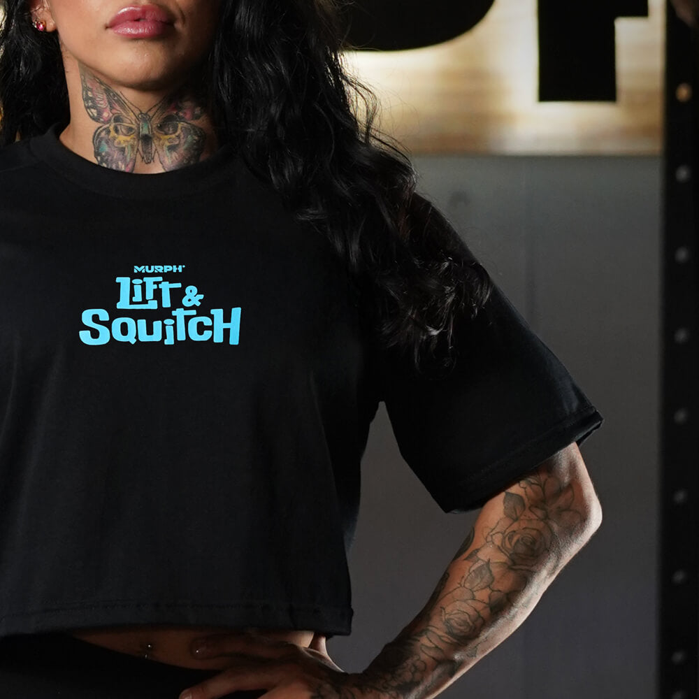 Crop Oversize Lift & Squitch - Negro