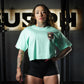 Crop Oversize PRO Underdog Mentality - Mint