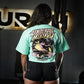 Crop Oversize PRO Underdog Mentality - Mint
