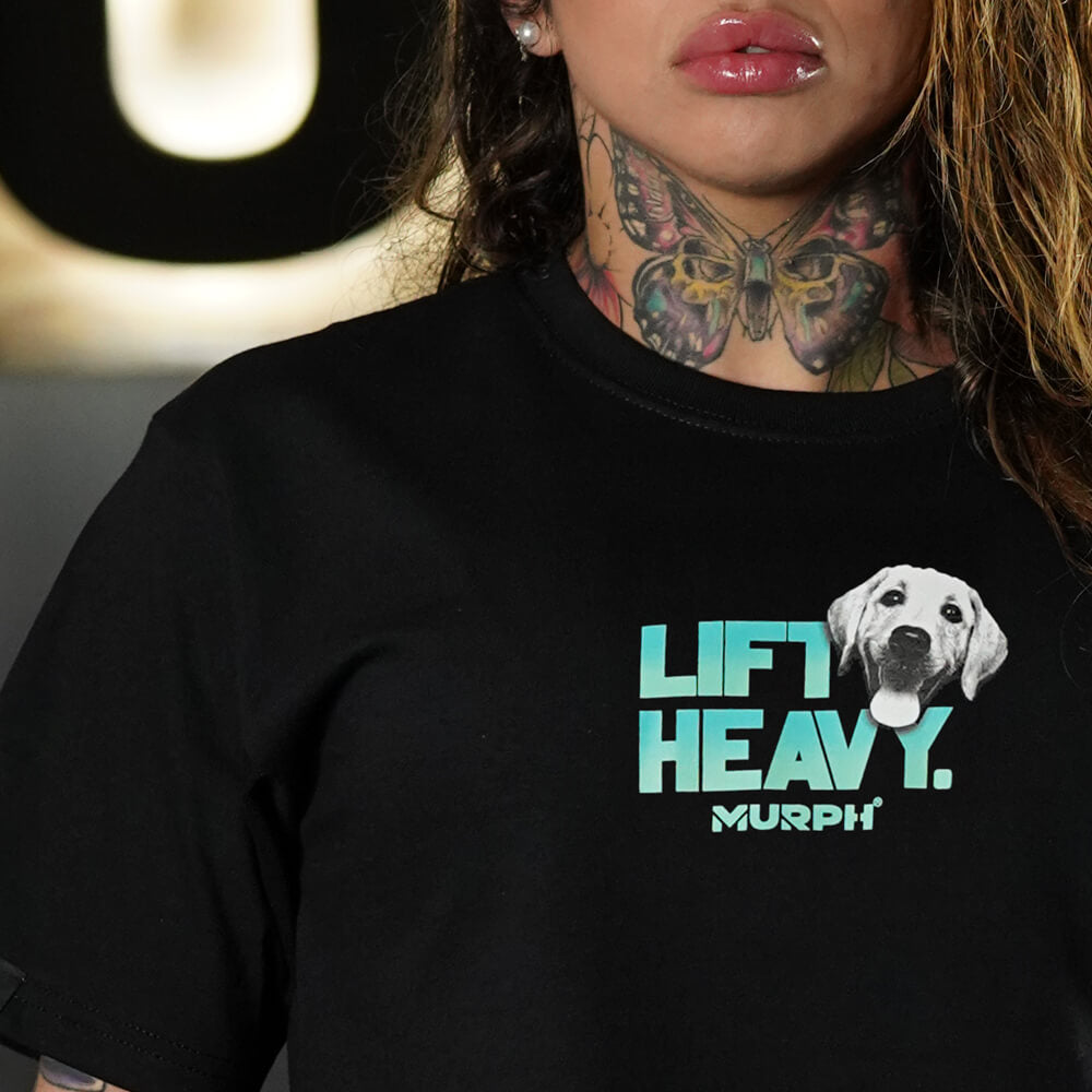 Crop Top Oversize Lift and Dogs - Negro