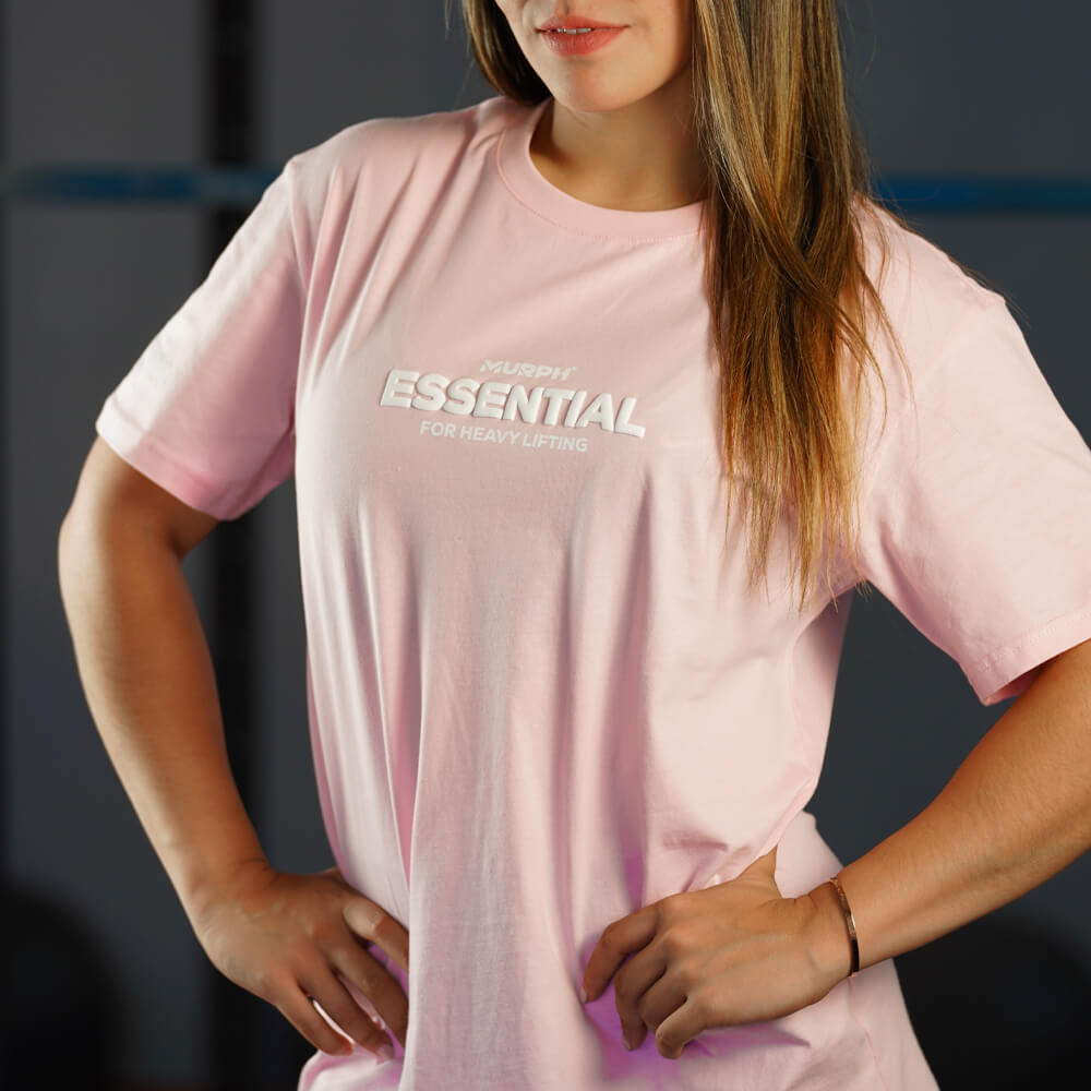 Polera Oversize Boxy Essential - Pinky White