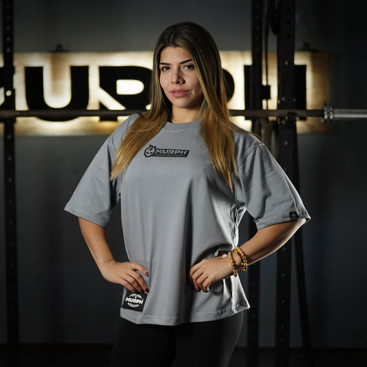 Polera Oversize Premium Murph - Steel