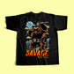 Polera Oversize Savage - Negro