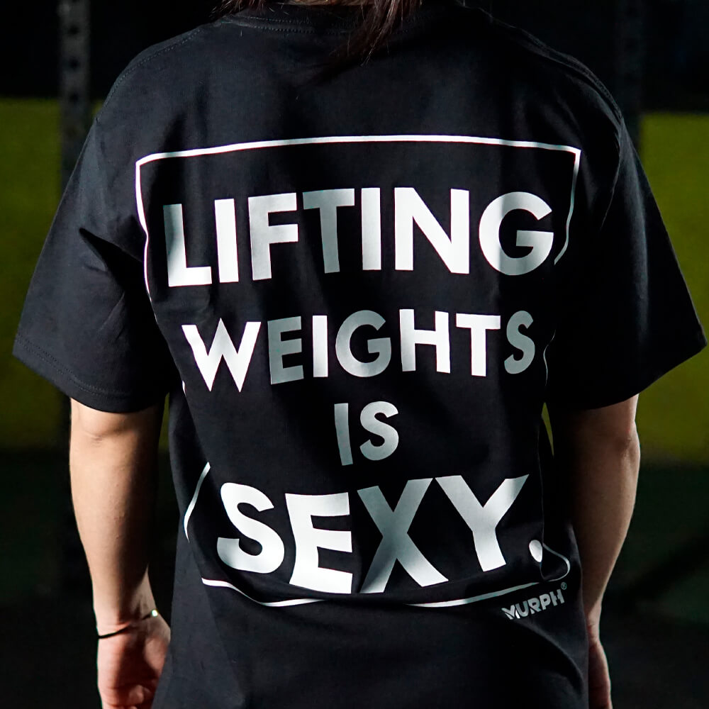 Polera Oversize Lifting Weights Is Sexy Negro Murph Fitness Chile