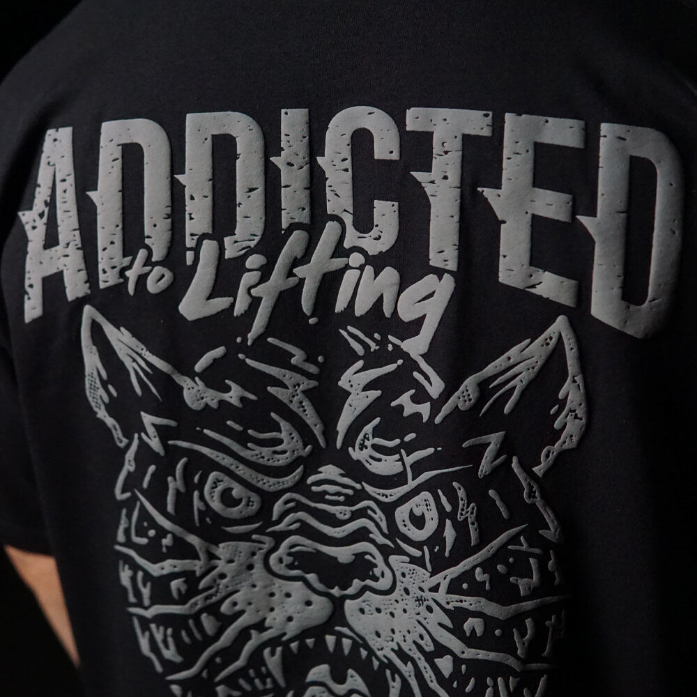 Polera Oversize Addicted - Negro