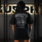 Polera Oversize Addicted - Negro