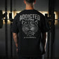 Polera Oversize Addicted - Negro
