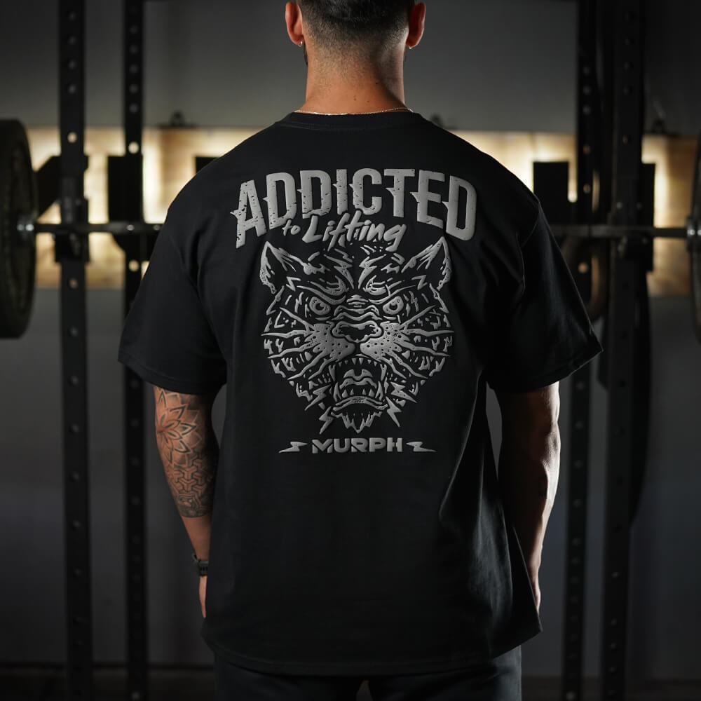 Polera Oversize Addicted - Negro