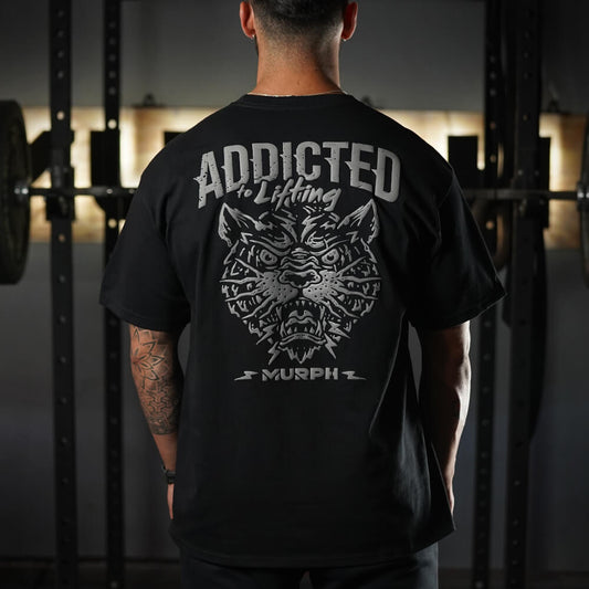 Polera Oversize Addicted - Negro