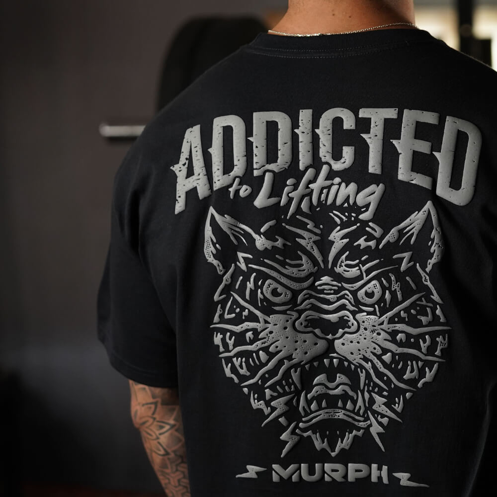Polera Oversize Addicted - Negro