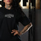 Polera Oversize Addicted - Negro