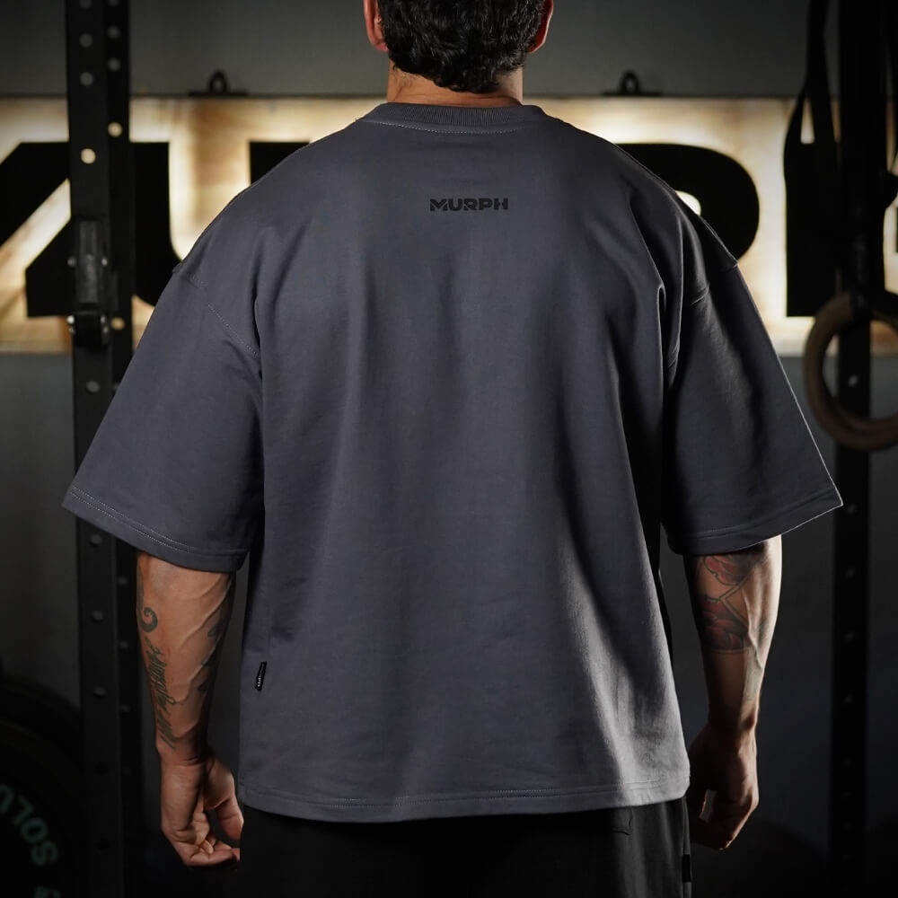 Oversize Apex Skull Logo (ULTRA HEAVY WEIGHT) - Steel Gray