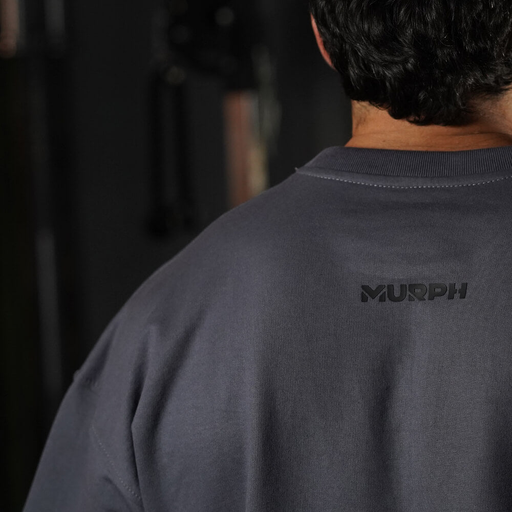 Oversize Apex Skull Logo (ULTRA HEAVY WEIGHT) - Steel Gray