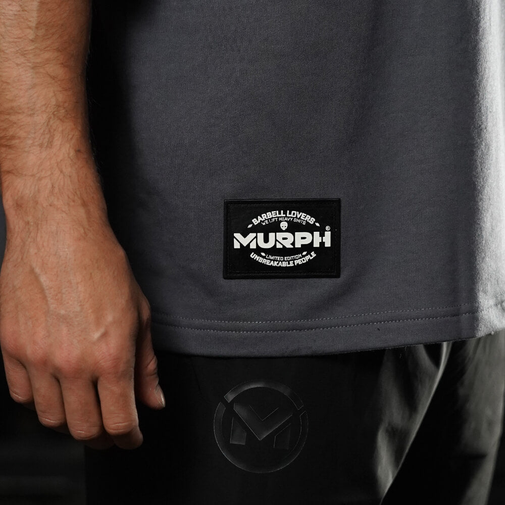 Oversize Apex Skull Logo (ULTRA HEAVY WEIGHT) - Steel Gray