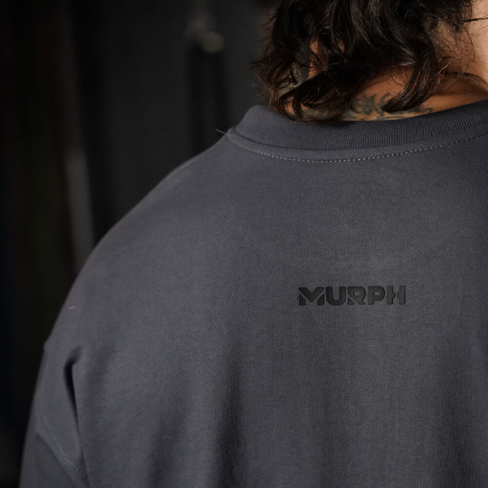 Oversize Apex Skull Logo (ULTRA HEAVY WEIGHT) - Steel Gray