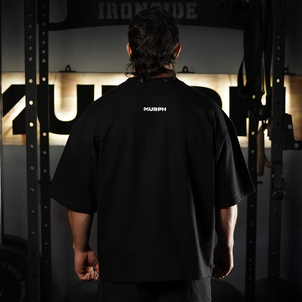 Oversize Apex Skull Logo (ULTRA HEAVY WEIGHT) - Black