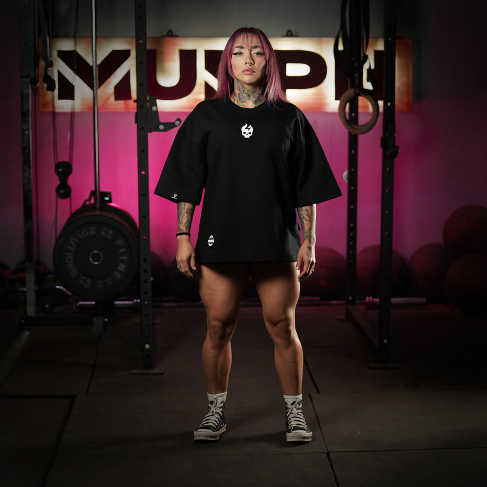 Oversize Apex Skull Logo (ULTRA HEAVY WEIGHT) - Black