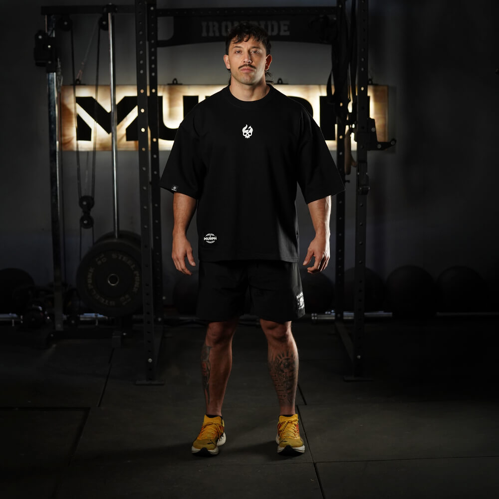 Oversize Apex Skull Logo (ULTRA HEAVY WEIGHT) - Black