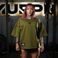 Oversize Apex Skull Logo (ULTRA HEAVY WEIGHT) - Tactical Green