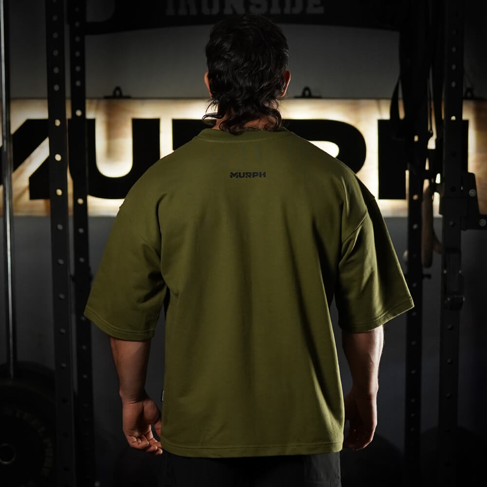 Oversize Apex Skull Logo (ULTRA HEAVY WEIGHT) - Tactical Green
