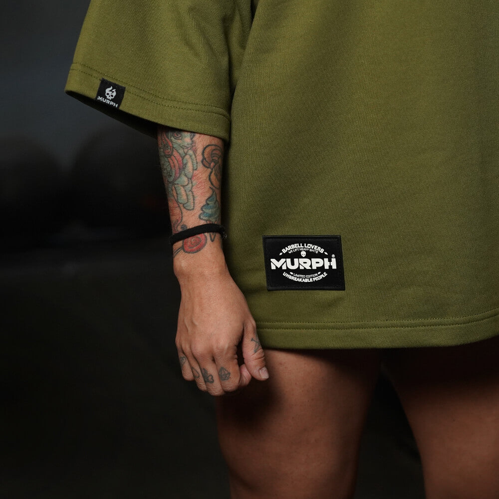 Oversize Apex Skull Logo (ULTRA HEAVY WEIGHT) - Tactical Green