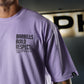 Polera Oversize Premium Barbells Built Respect - Lilac