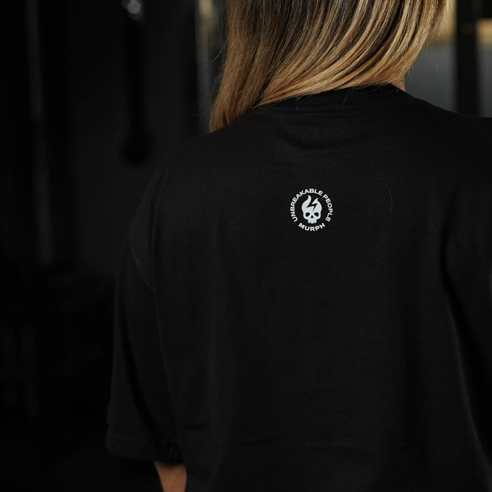 Polera Oversize Largo Unisex Premium Be Unbreakable - Black