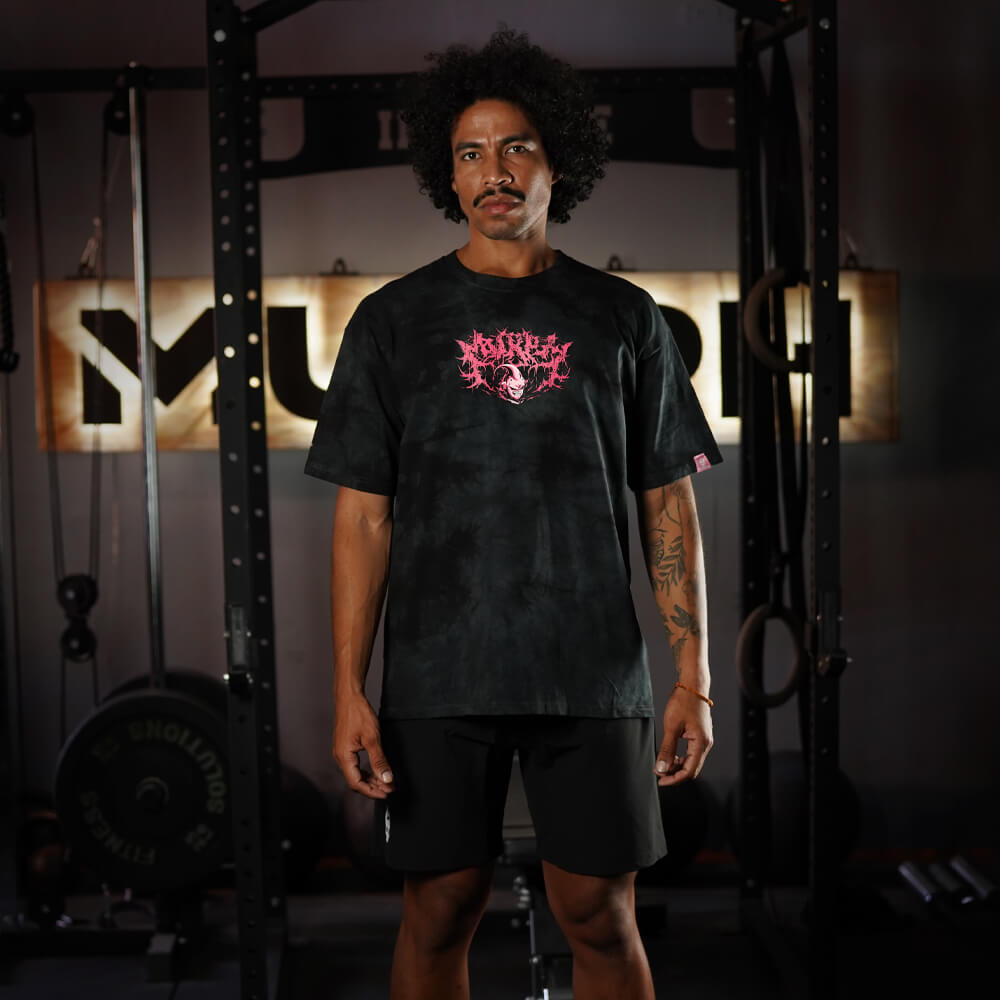Polera Oversize DESTRUCTION - Black Storm