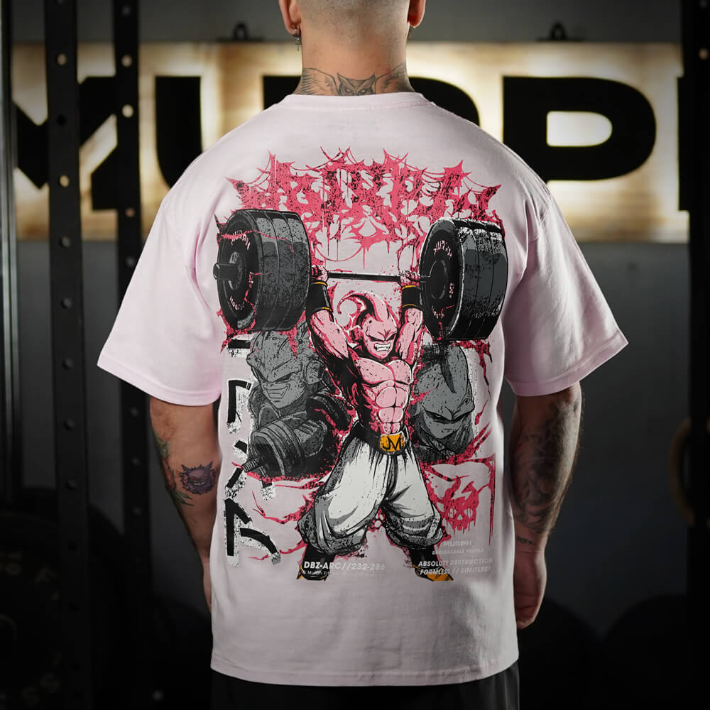 Polera Oversize DESTRUCTION - Rosado