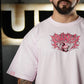 Polera Oversize DESTRUCTION - Rosado