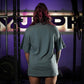Polera Oversize Premium Embroidery Fucking Legend - Steel Gray