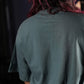 Polera Oversize Premium Embroidery Fucking Legend - Steel Gray
