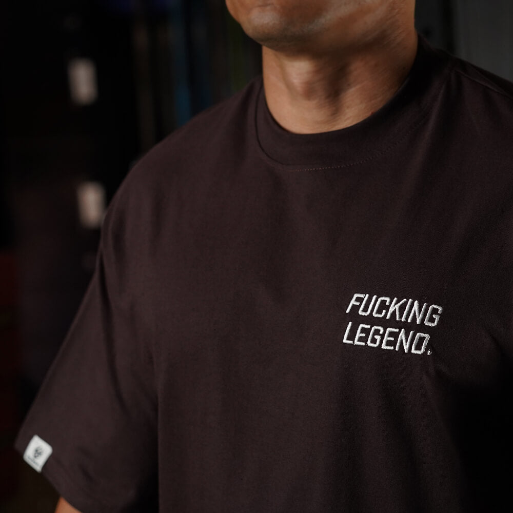 Polera Oversize Premium Embroidery Fucking Legend - Samba