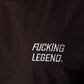 Polera Oversize Premium Embroidery Fucking Legend - Samba