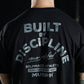 Polera Oversize Built By Discipline - Negro