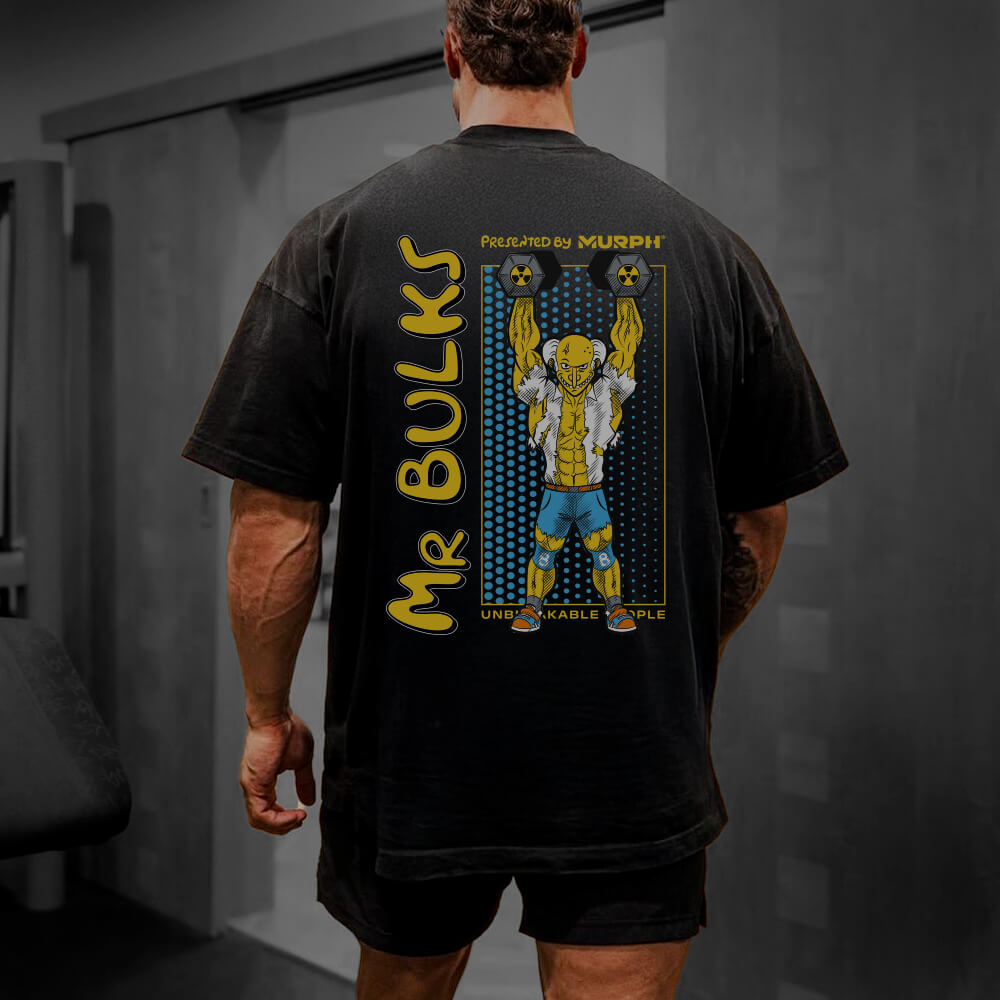 Polera Oversize PRO Mr. Bulks - Negro