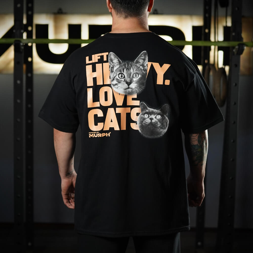 Polera Oversize Lift and Cats - Negro