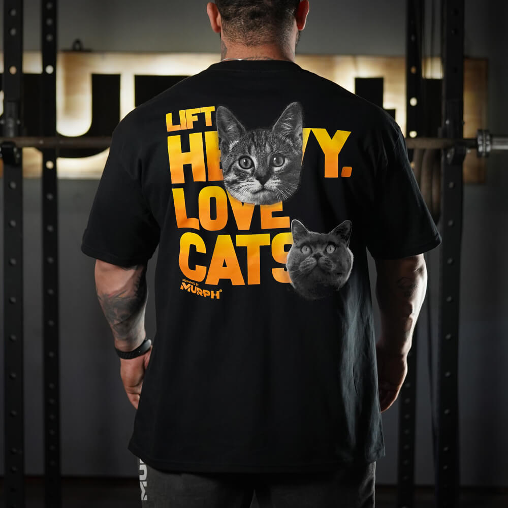 Polera Oversize Lift and Cats - Negro